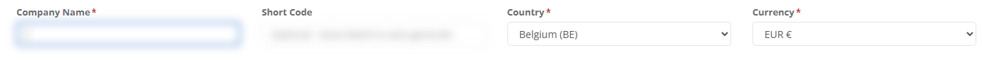 Picking a country on the supplier form fills the Currency box